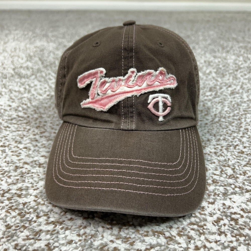Minnesota Twins Hat Cap Strap Back One Size Brown MLB Baseball Twins Enterprise